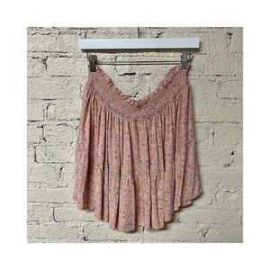 Floral Tiered Ruffle Mini Skirt